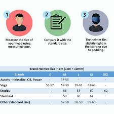 Motorcycle Helmet Size Chart Icon 1stmotorxstyle Org