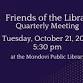 FOL Quarterly Meeting event image