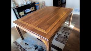 Shop reed dining table from pottery barn. Building A Walnut Drawbore Mortised Dining Table Youtube