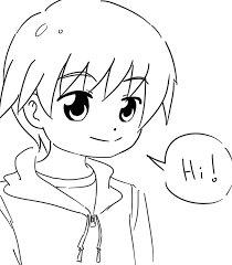 Use a pencil and draw a stick figure. Anime Perfect Images Of Images Of Anime Boy Drawing Easy Cute