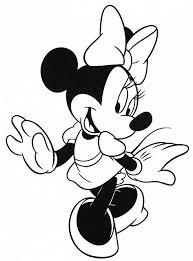Minnie Felice Disegno Da Colorare Disney Disegni Da Colorare E