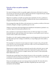 El que su hijo correspondiera a su interés con un exceso de información sobre su noche de boda solo se puede entender desde la mentalidad de la época ella, por su parte, afirmó pronto por carta a sus padres que había encontrado «en su querido esposo tanto amor y complacencia que la obligaban. Carta De Un Hijo A Sus Padres Separados