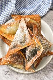Oven or reheated for 5 minutes in a 450 degree f. Air Fryer Blueberry Cheesecake Wontons Easy To Make Our Zesty Life