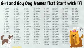 For these southern dog names, the most obvious starting point is to look at country music, the popular genre that originated in the southern united states.other areas of inspiration are locations, characters and things that. Dog Names That Start With F For Girl And Boy Dog