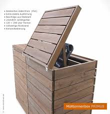 3er mulltonnenbox 240 liter heimisches holz douglasie versandkostenfrei mulltonnenbox holz mulltonnenbox aufbewahrung garten. Friesenbank Shop Moderne Mulltonnenbox Holz Fsc Zeder Fur 3 X 120 Liter