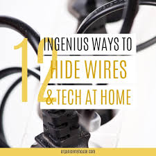 Best of all, they don't cost an arm and a leg. 12 Ingenious Stylish Ways To Hide Wires Tech In Your Home
