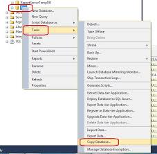 In sql server management studio, right. Copy Database From One Server To Another Server In Sql