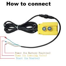 Find great deals on ebay for trailer wiring harness. 3 Wire Dump Trailer Remote Control Switch For Single Acting Hydraulic Pumps 12v Amazon Com Industrial Scientific