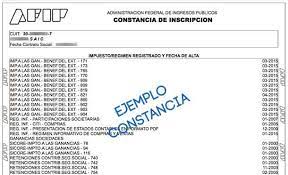 Desde el momento en el que una persona se acredita ante la afip, el futuro monotributista debe elegir libremente una de las 200 obras sociales disponibles para brindarle cobertura médica. Constancia De Inscripcion Afip Obtener La Constancia De Afip