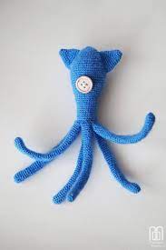 Squid Coraline Squid Toy Of Cartoon Coraline Toy Coraline Squid Amigurumi Squid Coraline Toy Octopus With A Bu Coraline Toys Dolls Handmade Coraline Doll