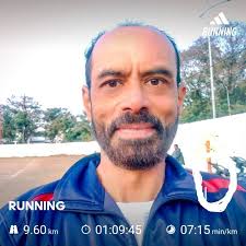 Good morning🌞 runners, 9.60 km running in 1hr.9 minutes today 7.15 minutes  per km average pace, #slowrunning#, #easyrunning#, #morningrun,  #morningworkouts#, #longrun#, #marathon#, #bhaaglo#, #jabalpurrunner#,  #MadhyaPradeshrunners#, #indianrunners#