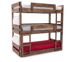 We just purchased this triple bunk bed so we could move our three kids into the same room. Moab Twin Triple Bunk Bed Furniture Row