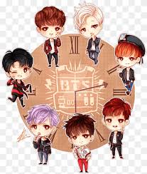 Find and save images from the bts chibi ♡ collection by bibi goo (bibi_goo) on we heart it, your everyday app to get lost in what you love. Bts Drawing Chibi Fan Art Bts Chibi Mammal Cat Like Mammal Black Hair Png Pngwing