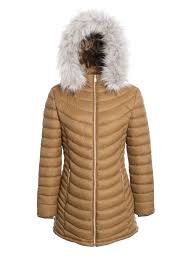 From long padded styles in black to high shine red bubble coats, shop boohoo's versatile edit now. Women S Mid Length Puffer Jacket With Detachable Faux Fur Hood