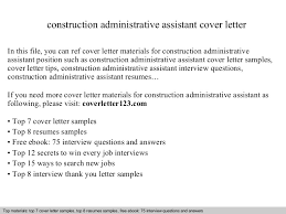 Jan 21, 2021 · email cover letter with a referral example. Construction Administrative Assistant Cover Letter