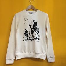 Donkisot Sweatshirt Picasso Cervantes Sovalye Rosinante Sancopanza Dulcineaofeltoboso Aldonzalorenzo Senyorkesada Pablopicasso Sweatshirts Sweaters Fashion