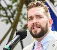 Gay ex-marine Neil Rafferty wins Alabama seat in landslide