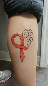 No one fights alone® ribbon temporary tattoo. Leukemia Ribbon For Nan She Is My Heart Cancer Ribbon Tattoos Cancer Tattoos Leukemia Tattoo