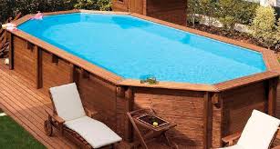 One prominent design that stands out above most, is the oval above ground pool. Large Oval Above Ground Pools Pool Design Ideas Wooden Pool Above Ground Pool Swimming Pools