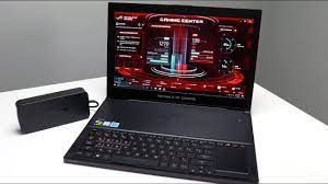 The asus rog zephyrus gx501 sits comfortably at the top of this new breed of gaming machines and it offers the power of a high end desktop in a package that's almost as thin as the average ultrabook. Asus Rog Zephyrus Review Gtx 1080 In An Under 5 Pound Laptop Youtube