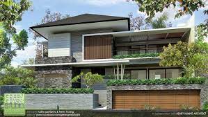 Sebagai negara beriklim tropis, konsep desain rumah tropis di indonesia tentunya sudah tidak asing lagi. 32 Rumah Urban Tropis Modern Ideas House Exterior House Design House Designs Exterior