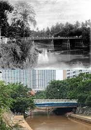 Brug Over De Tjiliwong Bij Matraman Te Batavia Ca 1900 Jembatan Sungai Ciliwung Di Jl Pramuka Sari Ii Jakarta 2017 Indonesia Sungai Pramuka