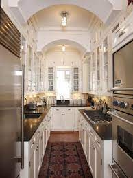 The only layout more spatially efficient than a single galley, is a double galley. Efficient Small Kitchen Design Layout Galley Kitchen Design Kitchen Inspiration Design Luxury Kitchen Design
