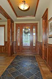 Tops of exposed beams are capped. 52 Craftsman Foyers Halls Ideas Craftsman Foyer House Design Craftsman