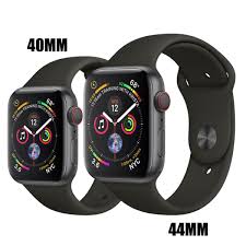 Shop new & used iphones at ebay.com, including the iphone 11 & iphone xs. Apple Watch Series 4 44 Mm Space Gray Aluminum Case With Black Sport Band Gps Mu6d2ll A For Sale Online Ebay