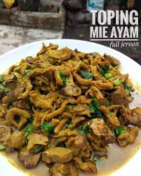 Tambahkan tumisan ayam di atas. Toping Mie Ayam Full Jeroan Resep Ayam Laziz Facebook
