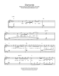 Rihanna Diamonds Sheet Music Notes Chords Score Download Printable Pdf Sheet Music Notes Rihanna Diamonds Sheet Music