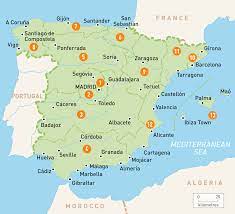It's also one of the world's leading culinary destinations, boasts stunning coastlines and is home to some of the most vibrant cities in europe. Detailed Map Of Spain With Cities And Towns World Map With Countries