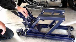 Hydraulic Motorcycle Jack Youtube