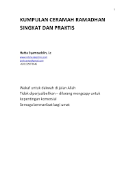Blog indonesia optimis ingin berbagi seputar materi kultum ramadhan agar bisa. Kumpulan Kultum
