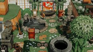Zen Garden Credit To Yumabunnycrossing On Ig Animalcrossing In 2020 Animal Crossing Wild World New Animal Crossing Animal Crossing