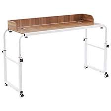 laptop desk stand kavalan portable laptop bed tray table with top handle height angle adjustable sit and stand desk foldable bed desk for reading on couch