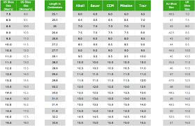 ice hockey skate sizing