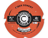 7-1/4" x 4-Tooth Fiber Cement Circular Saw Blade