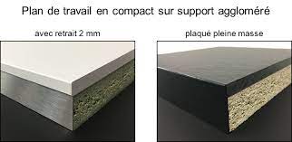Plan de travail stratifié compact. Le Compact Stratifie Haute Resistance Fidelem Plans Stratifies Et Sur Mesure
