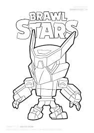 This brawler as added to the game on the october 2019 update. Mecha Crow Brawl Stars Coloring Page Color For Fun Star Coloring Pages Coloring Pages Free Coloring Pages