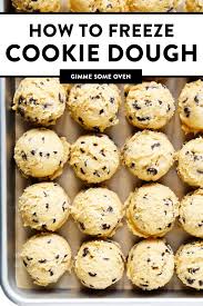 In a separate bowl, whisk together flour, baking soda, and salt. How To Freeze Cookie Dough Gimme Some Oven