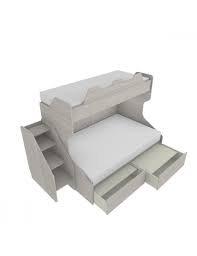 Poggiaschiena da letto in vendita in arredamento e casalinghi: Art Smart120 Letto A Castello Con Letto A Inferiore Da Una Piazza E Mezza Con Scaletta Contenitore Indipendente