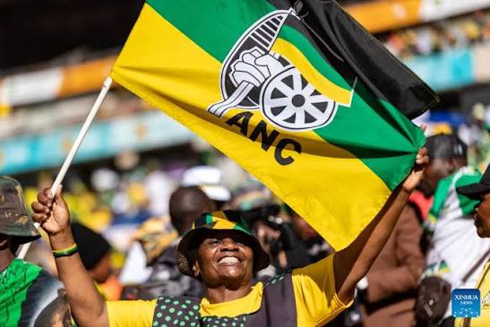 Final rally of African National Congress held before upcoming election in Johannesburg-Xinhua