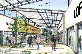 An Architectural Rendering Of The Proposed Tanger Outlet Mall At Calaway Park Outlet Mall Tanger Outlet Mall Mall