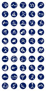 Voce sabe o que representa(s)? A 500 Dias Da Olimpiada Coi Divulga Pictogramas Dos Esportes