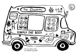 Ice Cream Truck Coloring Pages 001 Truck Coloring Pages Ice Cream Coloring Pages Ice Cream Truck