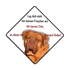 Whatever your puppy does, you must react properly or he will learn the wrong things. 4pfotenshop Hundewarnschilder Und Kratzfeste Autoaufkleber Mit Hundemotiven Bordeauxdogge Dogue De Bordeaux