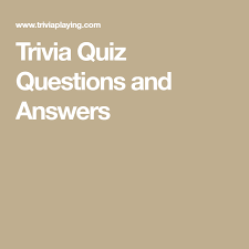 They only have one chance to answer each question. Trivia Quiz Questions And Answers Quiz Questions And Answers This Or That Questions Fun Trivia Questions