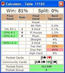 Poker Infos Odds Calculator