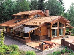 Les cuento mi experiencia gestionando la construcción de estas casas de troncos redondos de madera. Casa De Madera San Sebastian 120m2 Casa De Madera Rustica